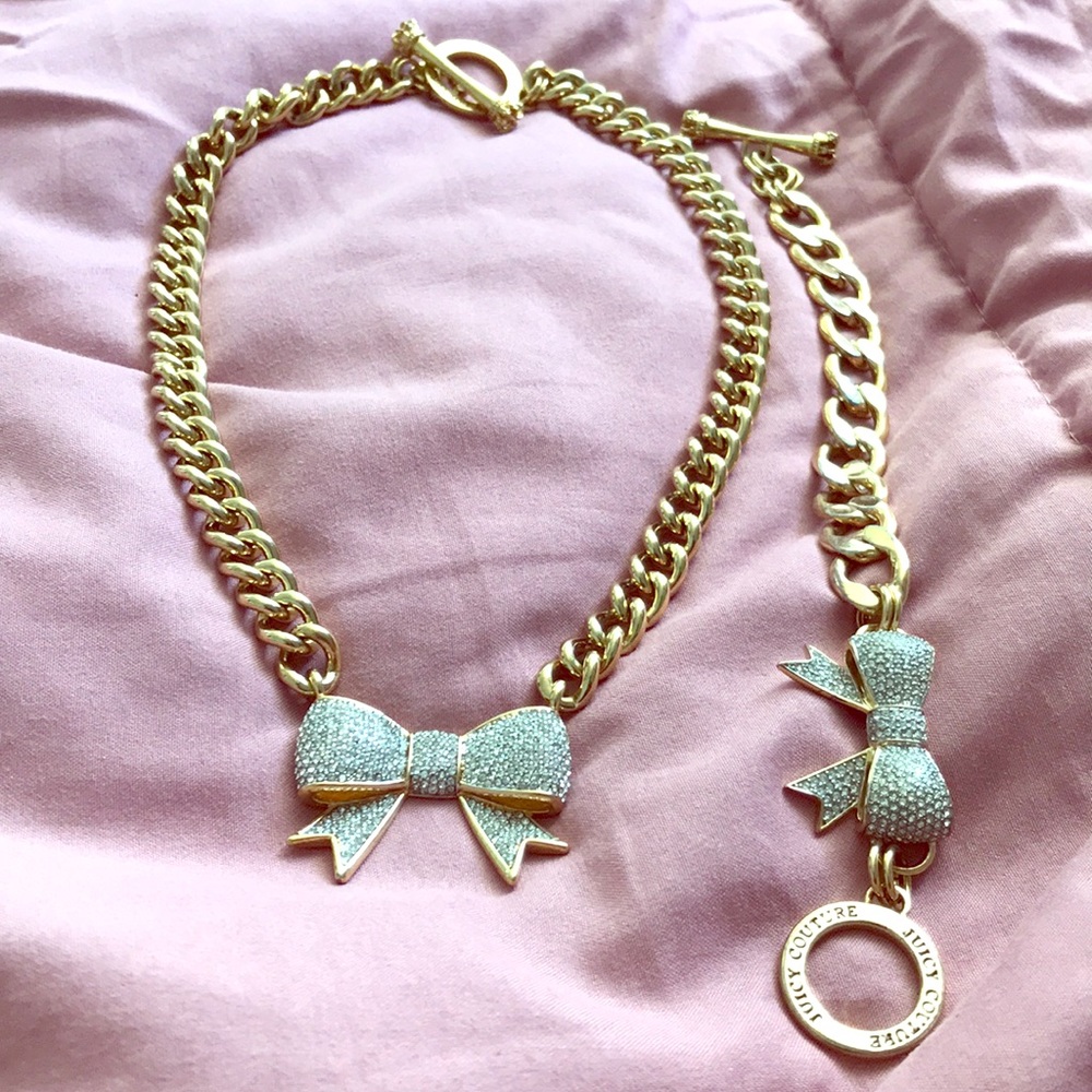 ❌❌ SOLD❌❌ Juicy Couture Paved Bow Set
